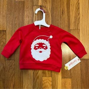 Cat & Jack Red Santa Sweatshirt